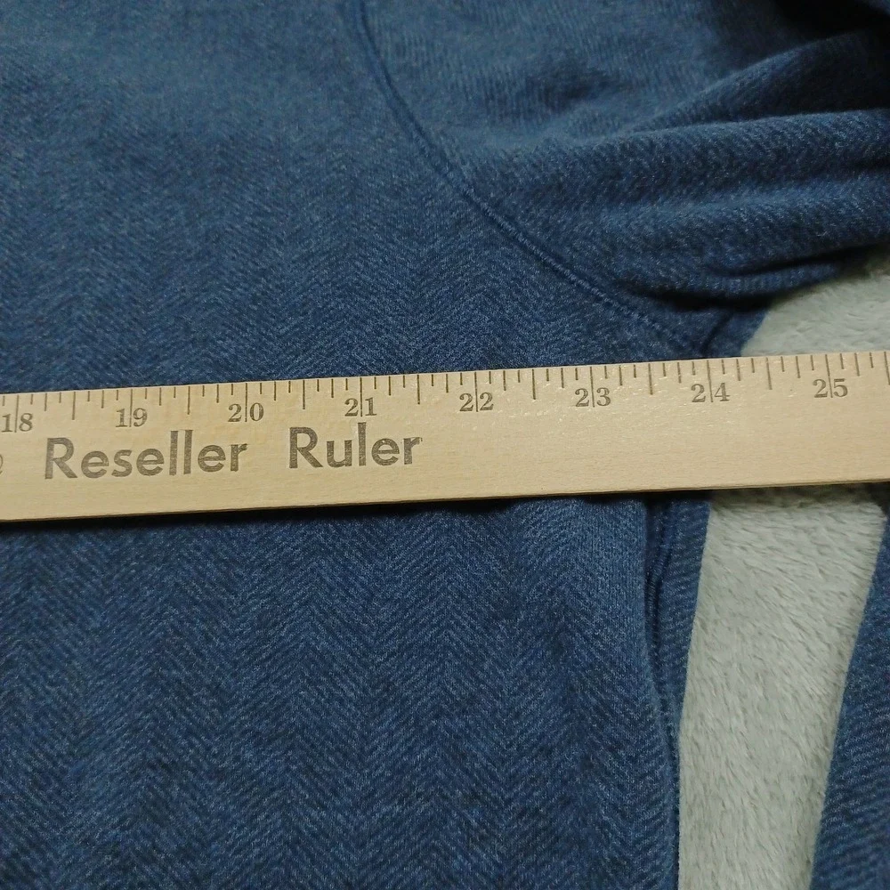 Polo Ralph Lauren Sweater Mens Large Blue 1/4 ZIp Pullover PReppy‎